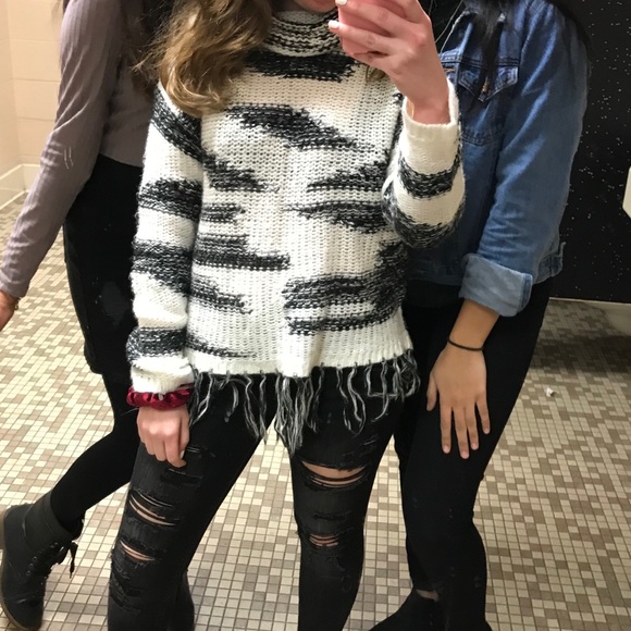 Forever 21 Sweaters - 3/$15 B&W Turtleneck Sweater